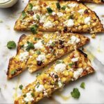 street corn chicken flatbread