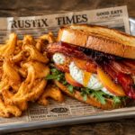 peach burrata blt