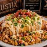 loaded smoked chicken chimichanga