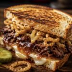 apple butter brisket grilled cheese